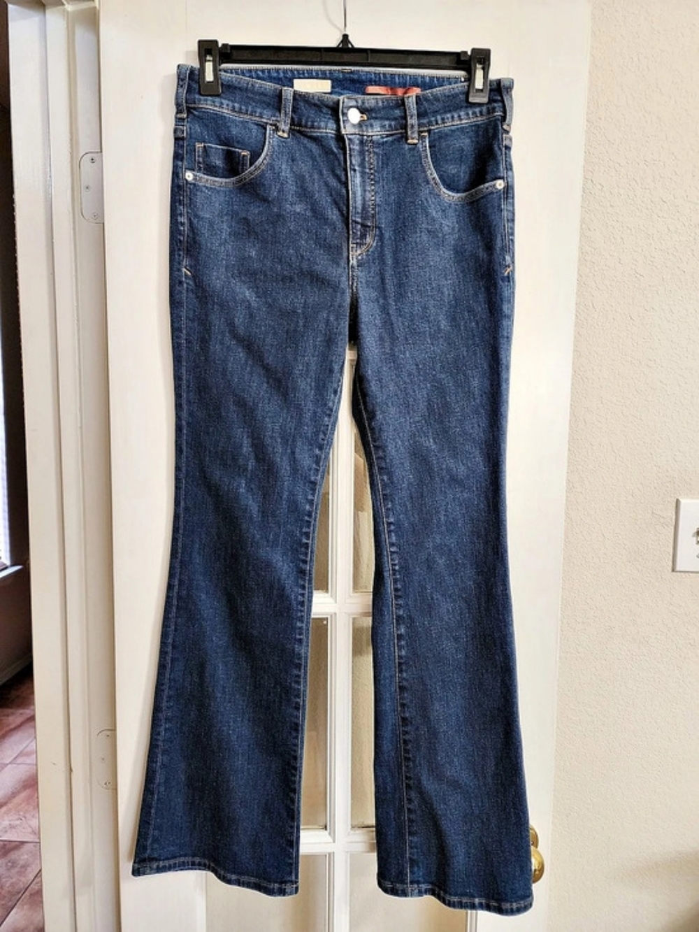Pilcro Anthropologie The Demi-Lune Boot Jeans Size 31 Blue Bootcut